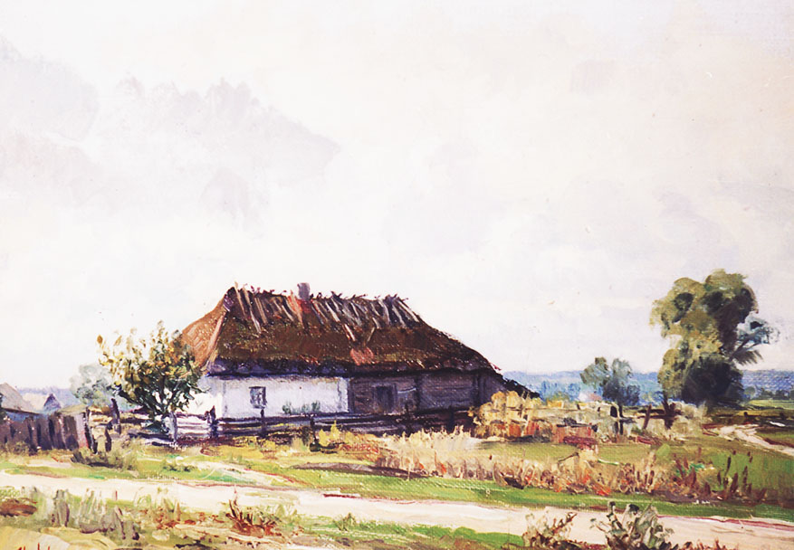 «У батьковому селі». 1994. Полотно, олія